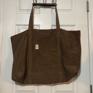 NWOT ZARA | Stripes Unisex Street Style A4 Plain Logo Shoppers